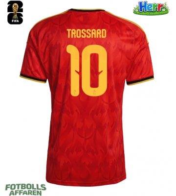 Belgien Leandro Trossard #10 Hemmatröja VM 2026 Kortärmad